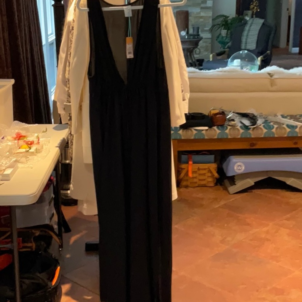 Kona Sol Black Swim Coverup